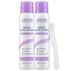 AZULIA Spray Depilatorio Piel Sensible 140ML + Espátula de Regalo