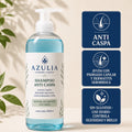 AZULIA™ Shampoo Anti-Caspa Elimina la caspa, calma la picazón y devuelve el brillo al pelo.