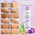 AZULIA Spray Depilatorio Piel Sensible 140ML + Espátula de Regalo